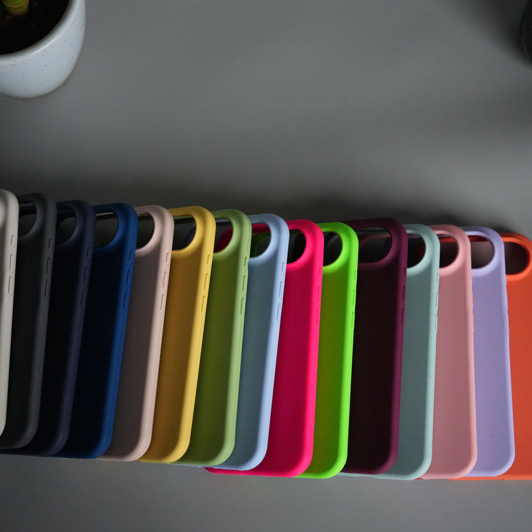 iPhone 17 Air Liquid Silicone Case Cover (Plum)