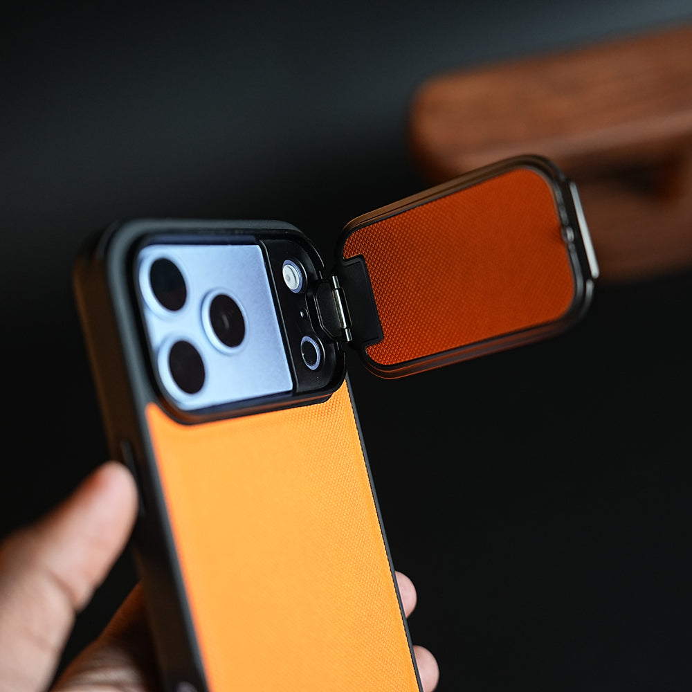 iPhone Series Metal Camera Cap Stand Case Cover