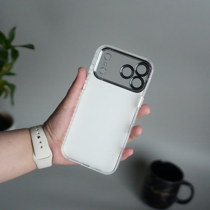 iPhone 17 series Luxury 3D Oil Painting Floral Design Glitter Lens Protection Cover | Pink