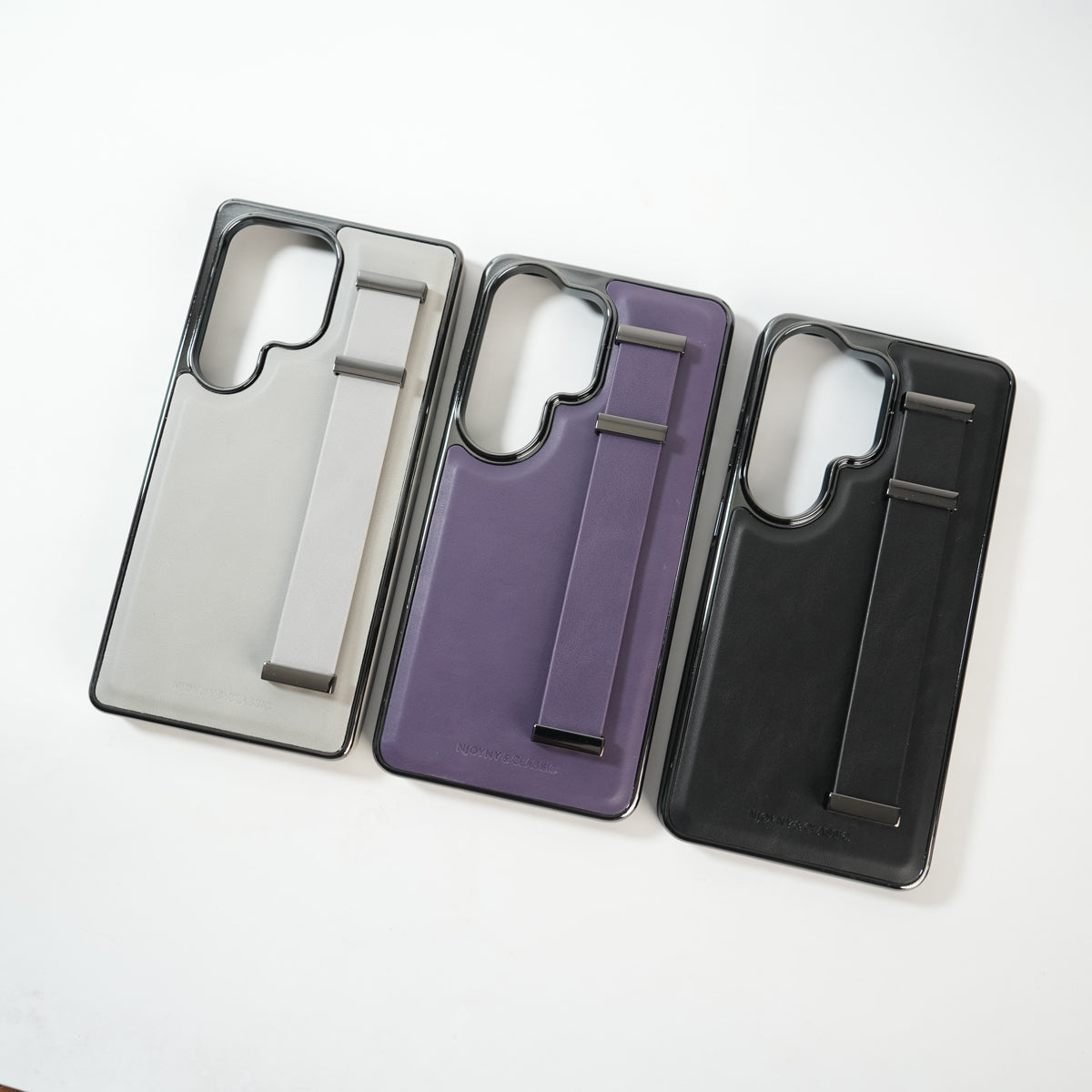 Galaxy Ultra Series PU Leather Strap Stand Case | Premium Grip Cover