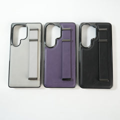 Galaxy Ultra Series PU Leather Strap Stand Case | Premium Grip Cover