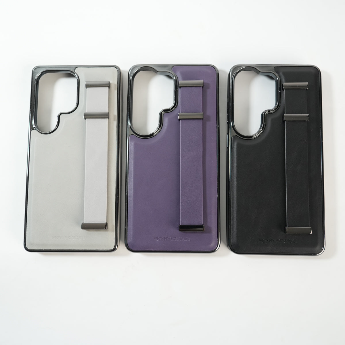 Galaxy Ultra Series PU Leather Strap Stand Case | Premium Grip Cover