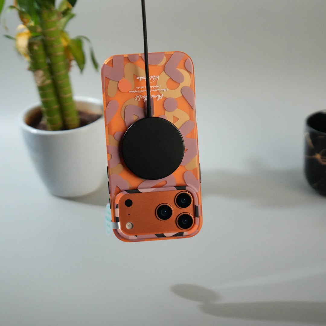 iPhone 17 Series Geometric Graffiti Shockproof MagSafe Case Cover