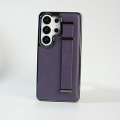 Galaxy Ultra Series PU Leather Strap Stand Case | Premium Grip Cover