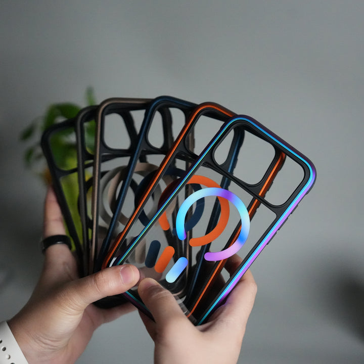 iPhone 17 Pro Military Grade Durable Aluminum Frame MagSafe Case | Anti-Yellowing Technology Case