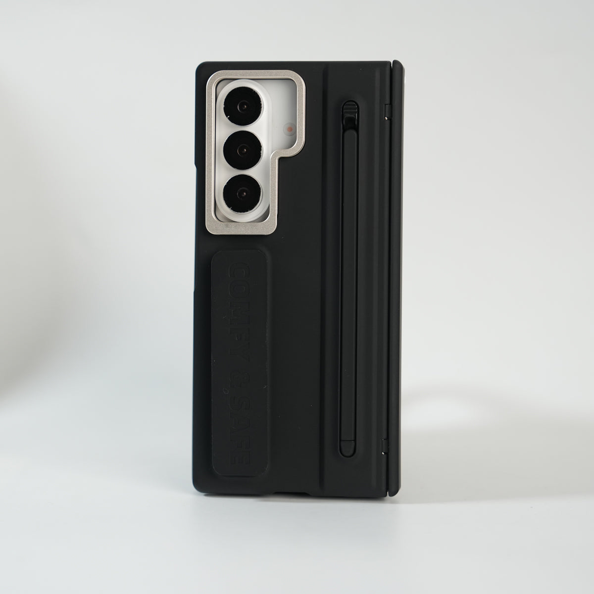 Galaxy Z Fold Series Premium Grip Strap Case with S Pen Holder & Stand