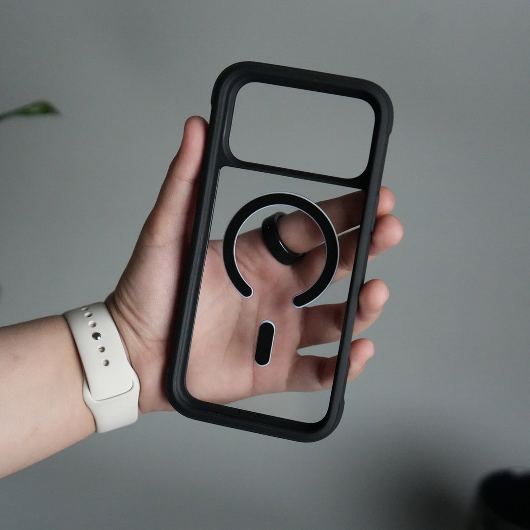 iPhone 17 Pro Military Grade Durable Aluminum Frame MagSafe Case | Anti-Yellowing Technology Case