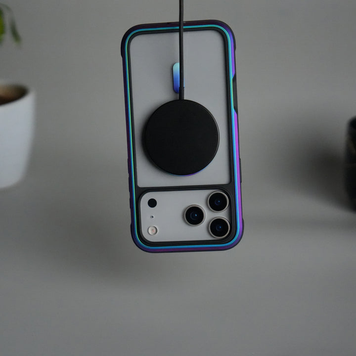 iPhone 17 Pro Military Grade Durable Aluminum Frame MagSafe Case | Anti-Yellowing Technology Case