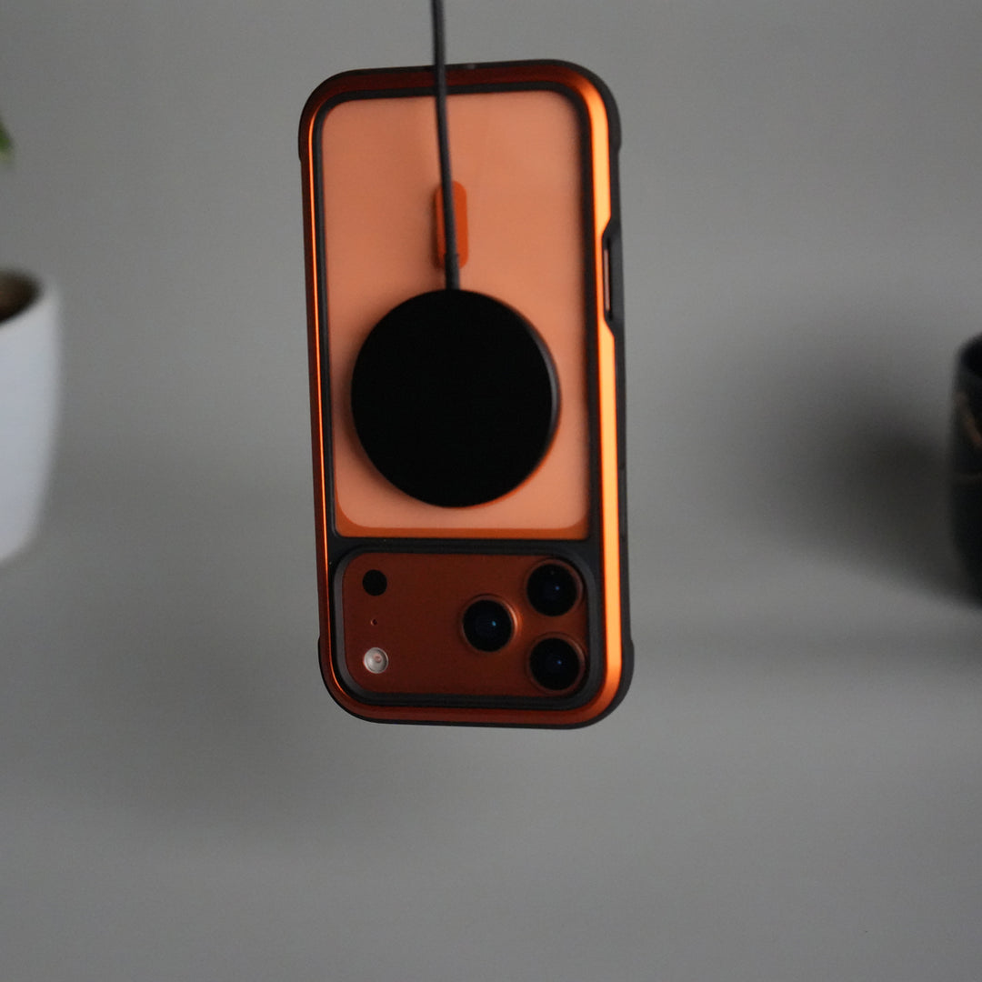 iPhone 17 Pro Military Grade Durable Aluminum Frame MagSafe Case | Anti-Yellowing Technology Case