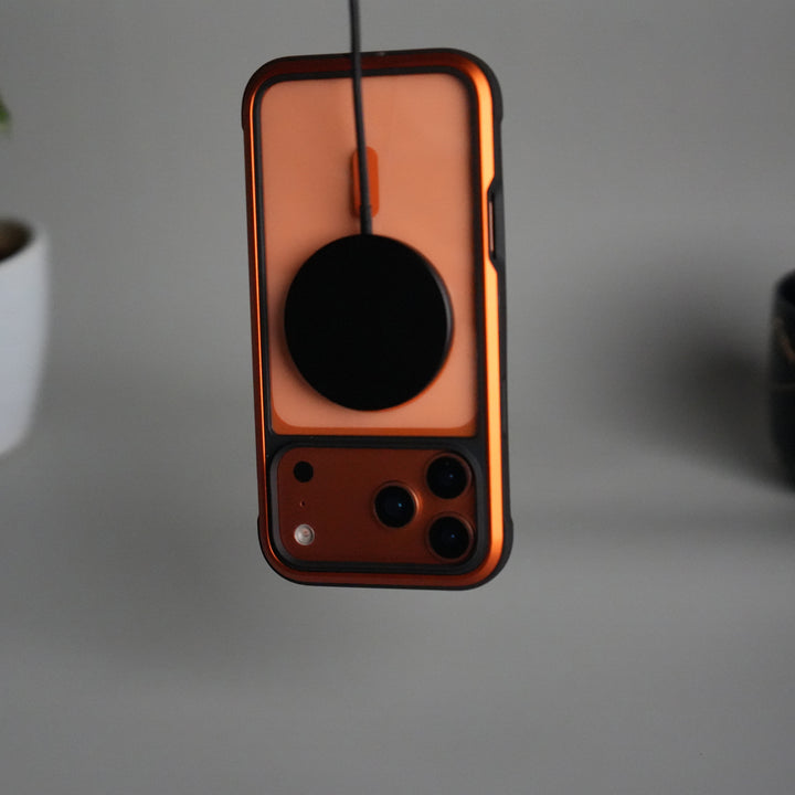 iPhone 17 Pro Military Grade Durable Aluminum Frame MagSafe Case | Anti-Yellowing Technology Case