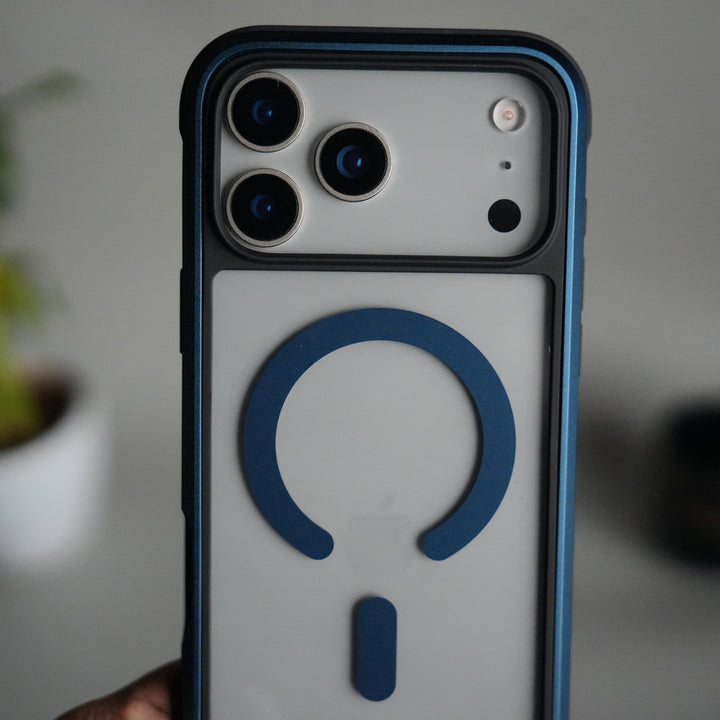 iPhone 17 Pro Military Grade Durable Aluminum Frame MagSafe Case | Anti-Yellowing Technology Case