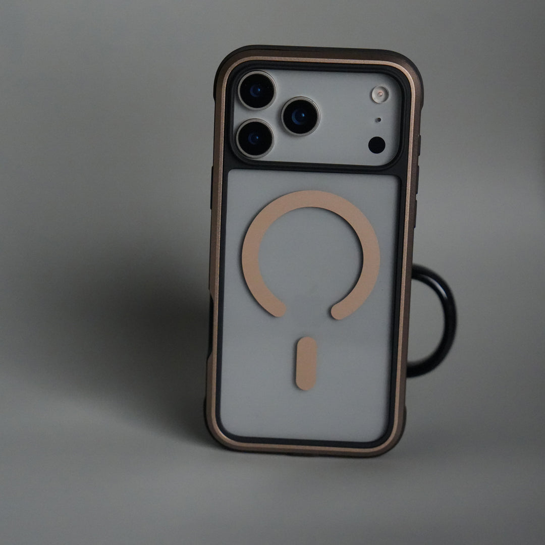iPhone 17 Pro Military Grade Durable Aluminum Frame MagSafe Case | Anti-Yellowing Technology Case