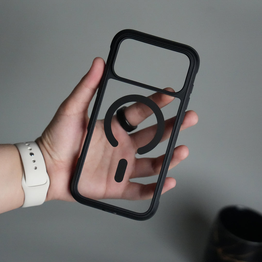 iPhone 17 Pro Military Grade Durable Aluminum Frame MagSafe Case | Anti-Yellowing Technology Case