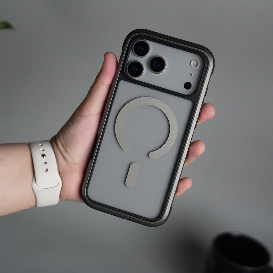 iPhone 17 Pro Military Grade Durable Aluminum Frame MagSafe Case | Anti-Yellowing Technology Case