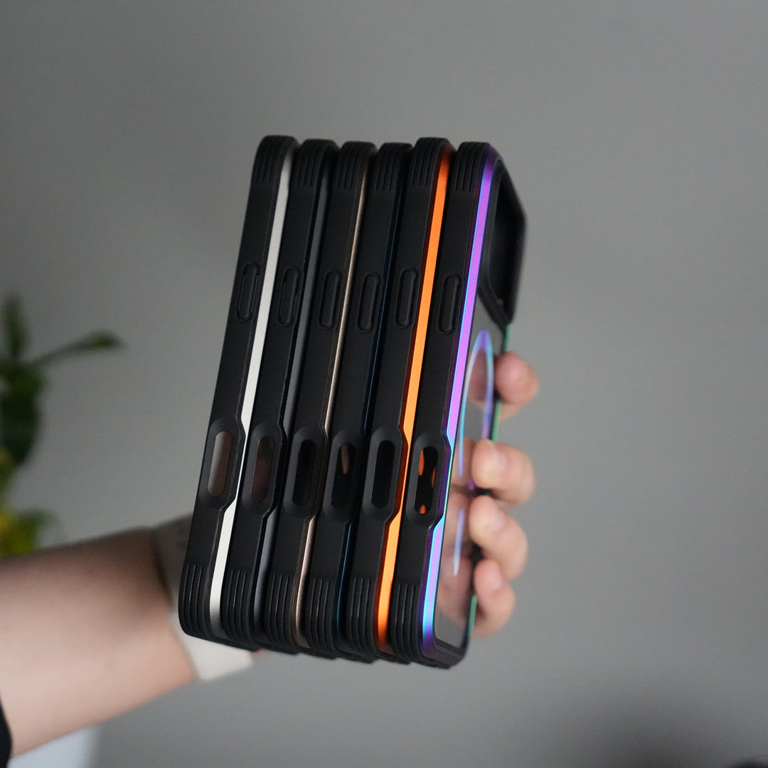 iPhone 17 Pro Military Grade Durable Aluminum Frame MagSafe Case | Anti-Yellowing Technology Case