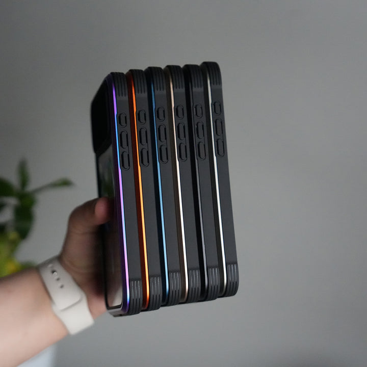 iPhone 17 Pro Military Grade Durable Aluminum Frame MagSafe Case | Anti-Yellowing Technology Case