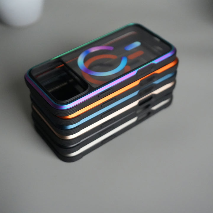 iPhone 17 Pro Military Grade Durable Aluminum Frame MagSafe Case | Anti-Yellowing Technology Case