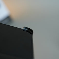 Chevron Ribbed Leather-Texture Case for iPhone Duo with Camera Glass & Hinge Protection