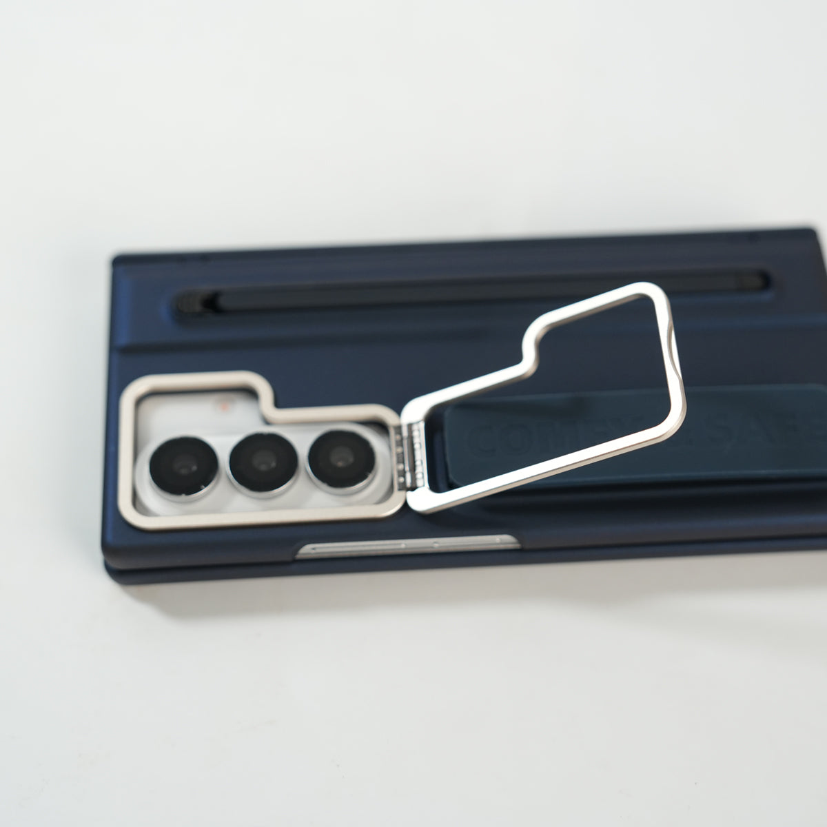 Galaxy Z Fold Series Premium Grip Strap Case with S Pen Holder & Stand