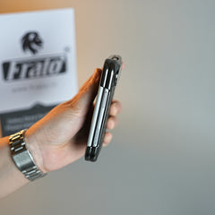 Chevron Ribbed Leather-Texture Case for iPhone Duo with Camera Glass & Hinge Protection