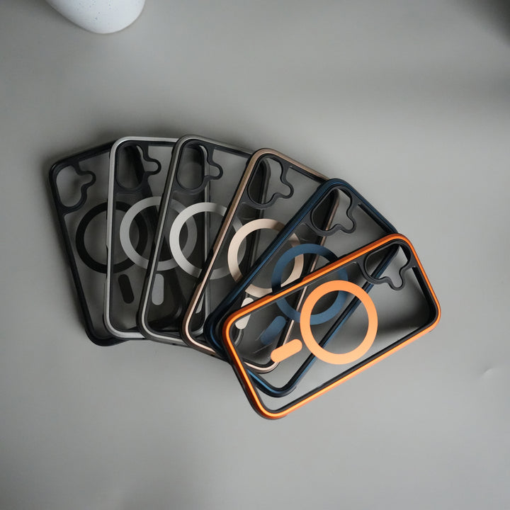 iPhone 17 Military Grade Durable Aluminum Frame MagSafe Case | Anti-Yellowing Technology Case