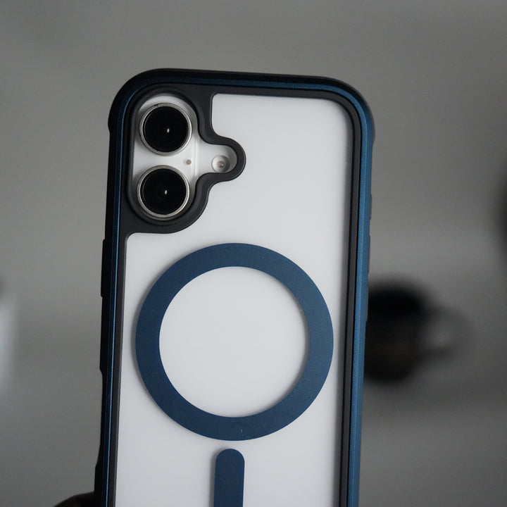 iPhone 17 Military Grade Durable Aluminum Frame MagSafe Case | Anti-Yellowing Technology Case