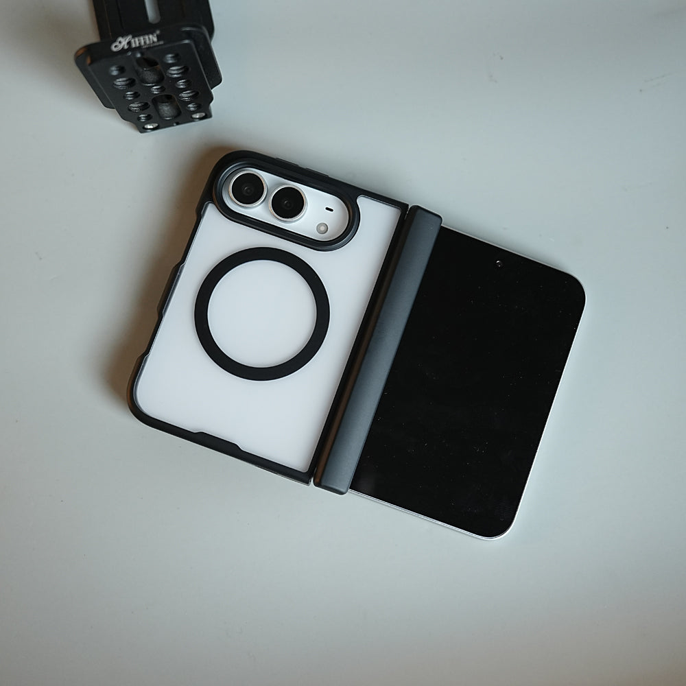 FrostMag Shield Back Case for iPhone Duo | MagSafe Compatible with Hinge Protection