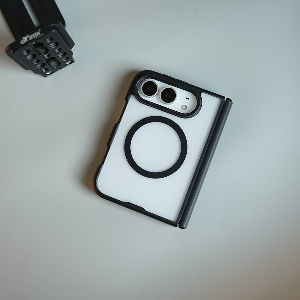 FrostMag Shield Back Case for iPhone Duo | MagSafe Compatible with Hinge Protection