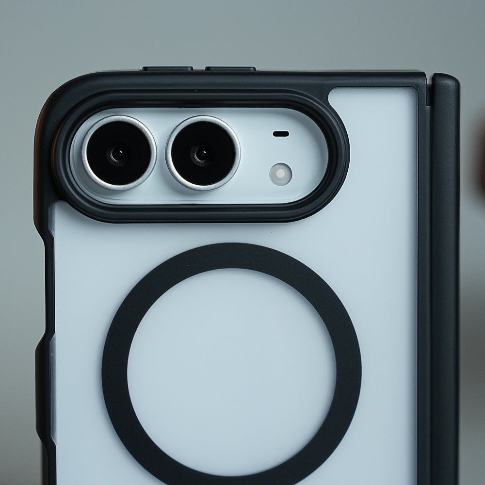 FrostMag Shield Back Case for iPhone Duo | MagSafe Compatible with Hinge Protection