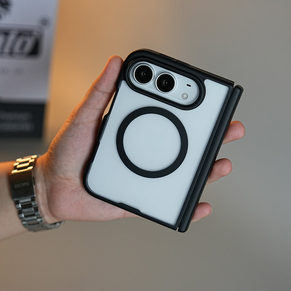 FrostMag Shield Back Case for iPhone Duo | MagSafe Compatible with Hinge Protection