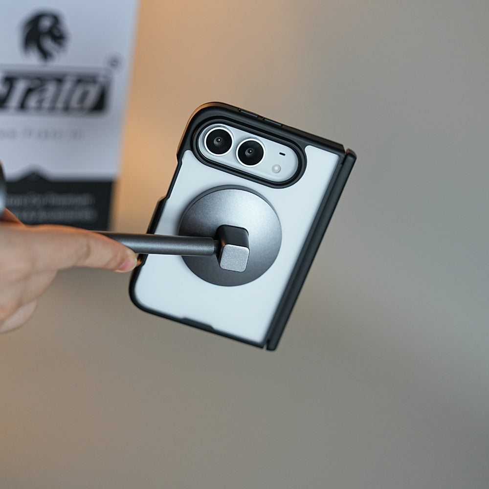FrostMag Shield Back Case for iPhone Duo | MagSafe Compatible with Hinge Protection