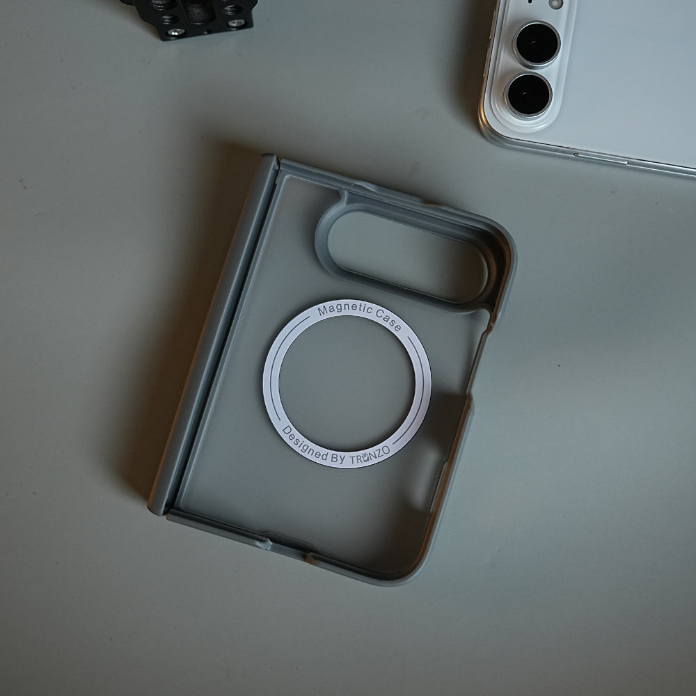 FrostMag Shield Back Case for iPhone Duo | MagSafe Compatible with Hinge Protection