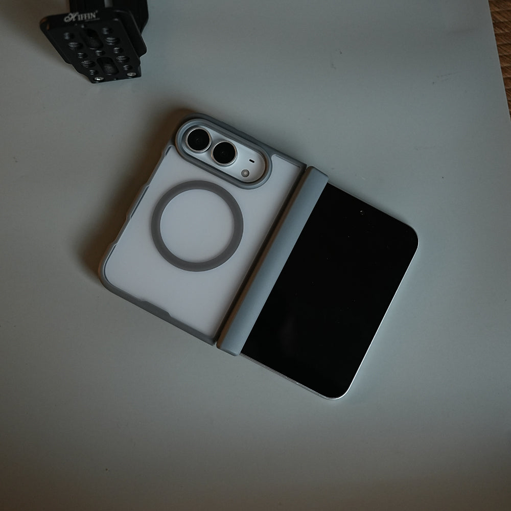 FrostMag Shield Back Case for iPhone Duo | MagSafe Compatible with Hinge Protection