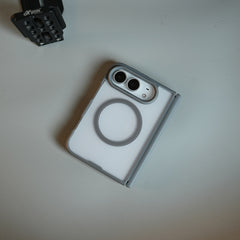 FrostMag Shield Back Case for iPhone Duo | MagSafe Compatible with Hinge Protection