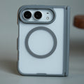 FrostMag Shield Back Case for iPhone Duo | MagSafe Compatible with Hinge Protection