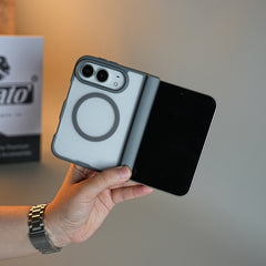 FrostMag Shield Back Case for iPhone Duo | MagSafe Compatible with Hinge Protection