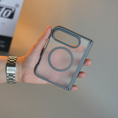 FrostMag Shield Back Case for iPhone Duo | MagSafe Compatible with Hinge Protection