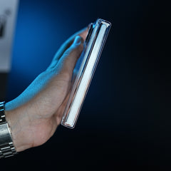 CrystalGuard Duo MagSafe Case for iPhone Duo | Clear Back Cover with Hinge & Front Glass Protection