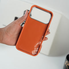 iPhone 17 Series Luxury Velvet Feel Monogram Case | Premium Designer Protective Cover