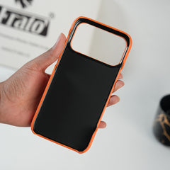 iPhone 17 Pro Max Premium H-Style PU Leather Case | Luxury Designer-Inspired Protective Cover