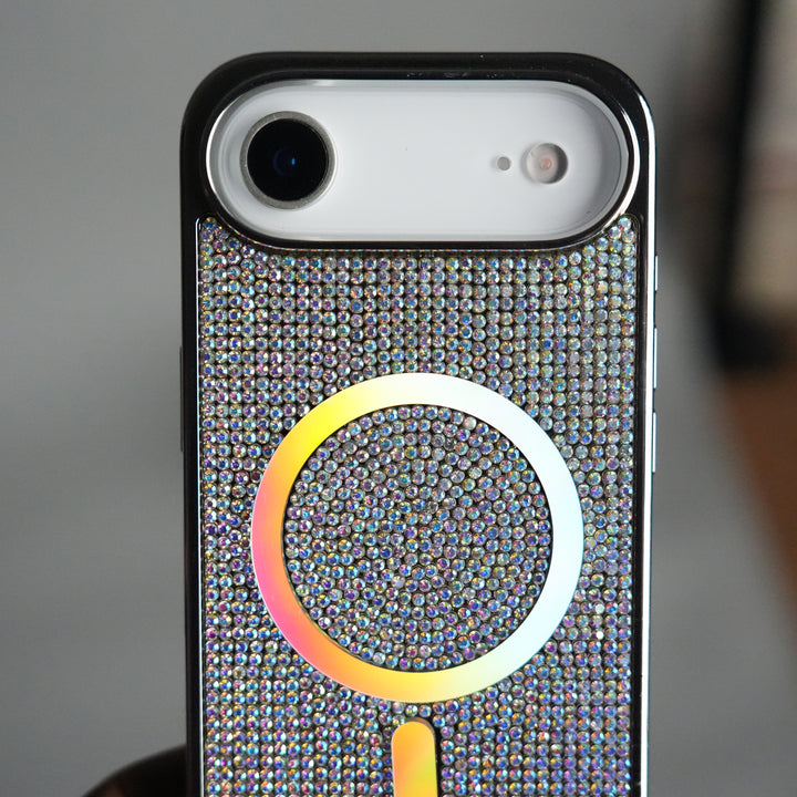 iPhone 17 Air Luxury Diamond Case Cover With MagSafe