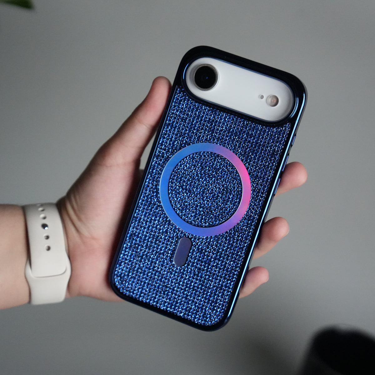 iPhone 17 Air Luxury Diamond Case Cover With MagSafe