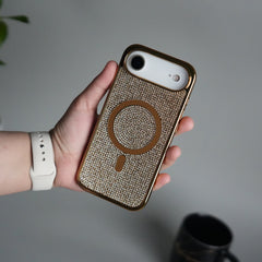 iPhone 17 Air Luxury Diamond Case Cover With MagSafe