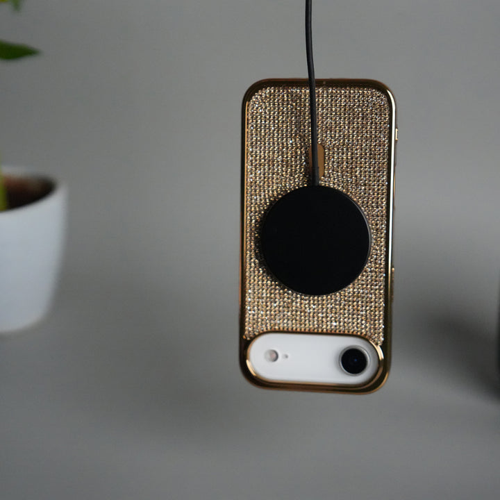 iPhone 17 Air Luxury Diamond Case Cover With MagSafe