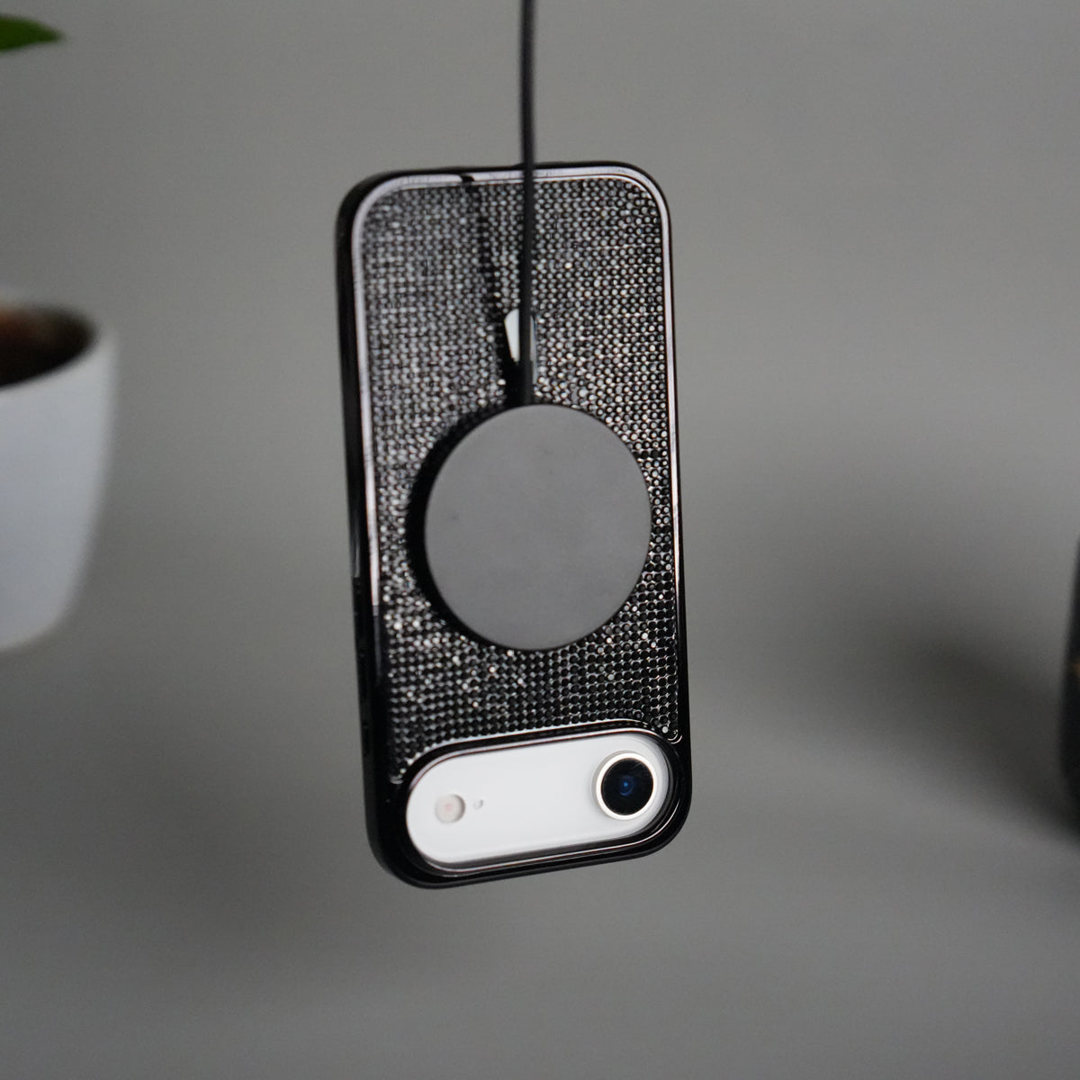iPhone 17 Air Luxury Diamond Case Cover With MagSafe