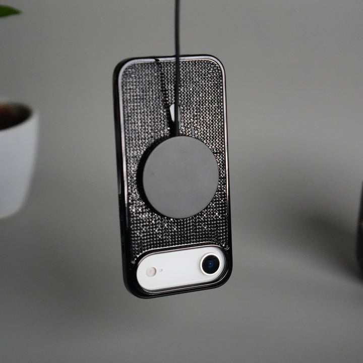 iPhone 17 Air Luxury Diamond Case Cover With MagSafe