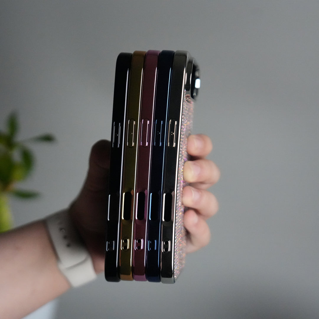 iPhone 17 Air Luxury Diamond Case Cover With MagSafe