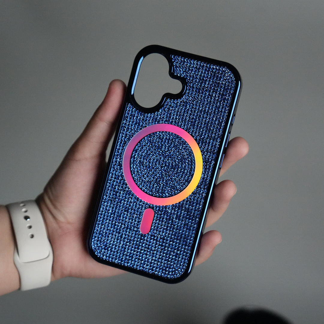 iPhone 17 Luxury Diamond Case Cover With MagSafe