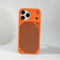 iPhone 17 Series Premium Wood Texture PVC MagSafe Protective Case