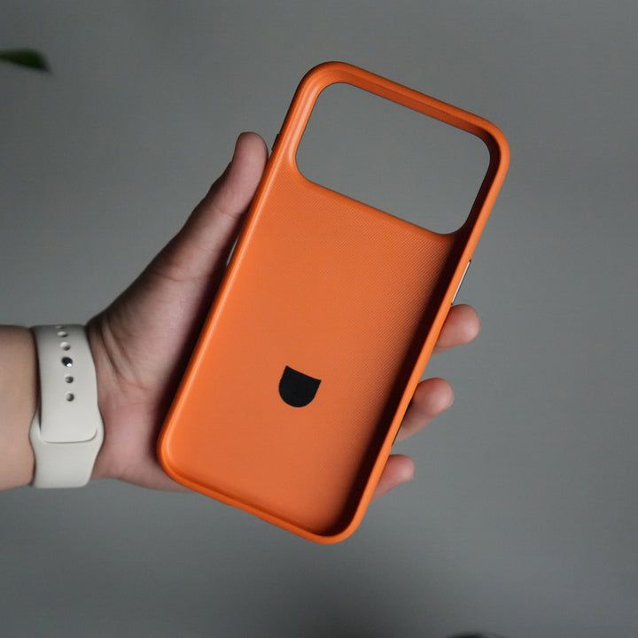 iPhone 17 Pro Max Premium Leather Kickstand Case | Metal Ring Stand | Shockproof Back Cover